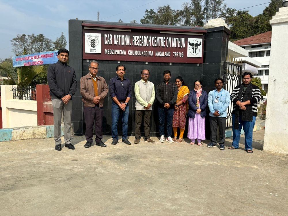 Diet and Biomarkers Study in India Phase II study in Nagaland is conducted by ICMR-NIN in partnership with the Department of Health, Kohima Medical Hospital, ICAR-NRC Mithun, and Referral Hospital Dimapur. (Photo Courtesy: ICAR-NRC on Mithun)
